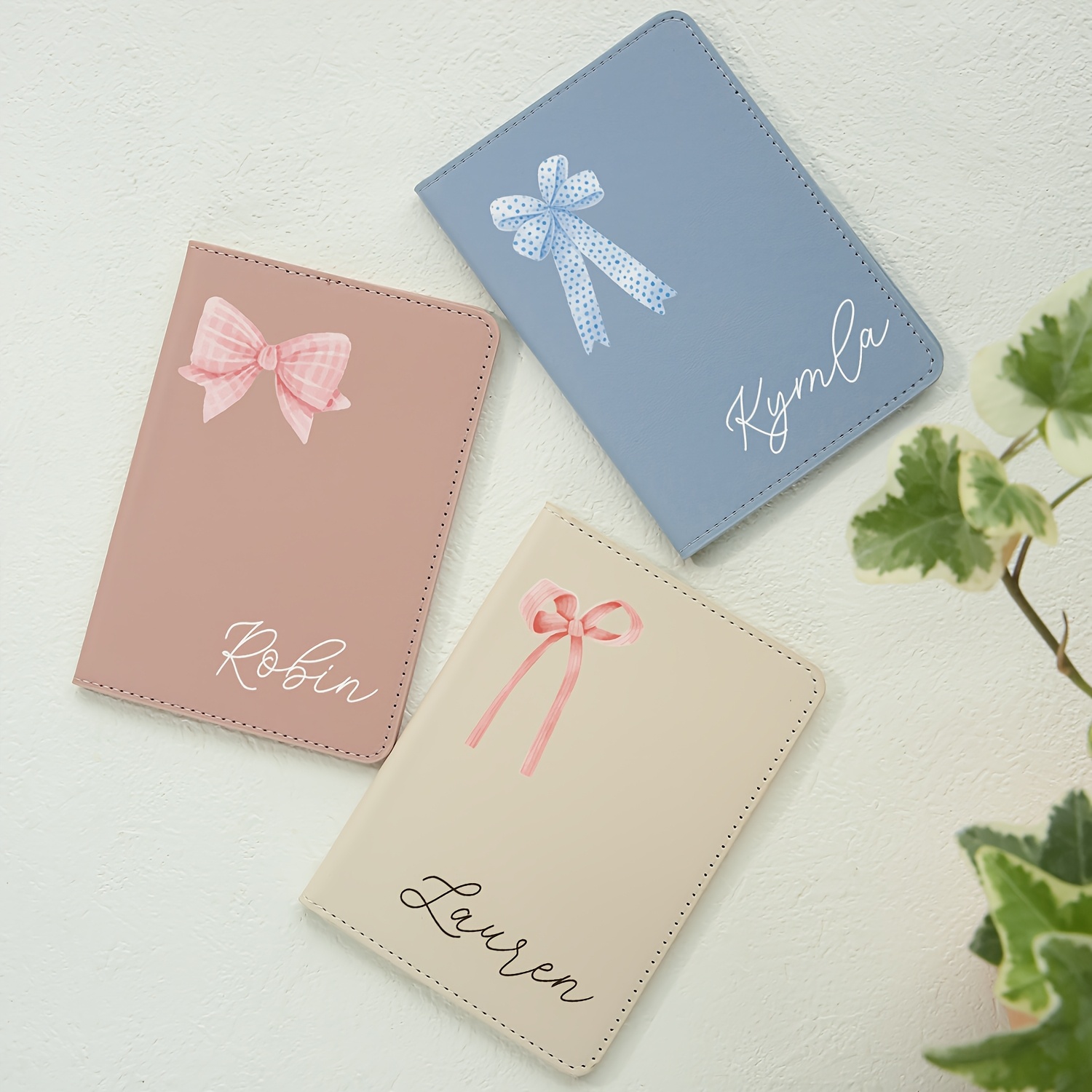 Personalized Name Box - 1pc Customized Name Passport Cover with