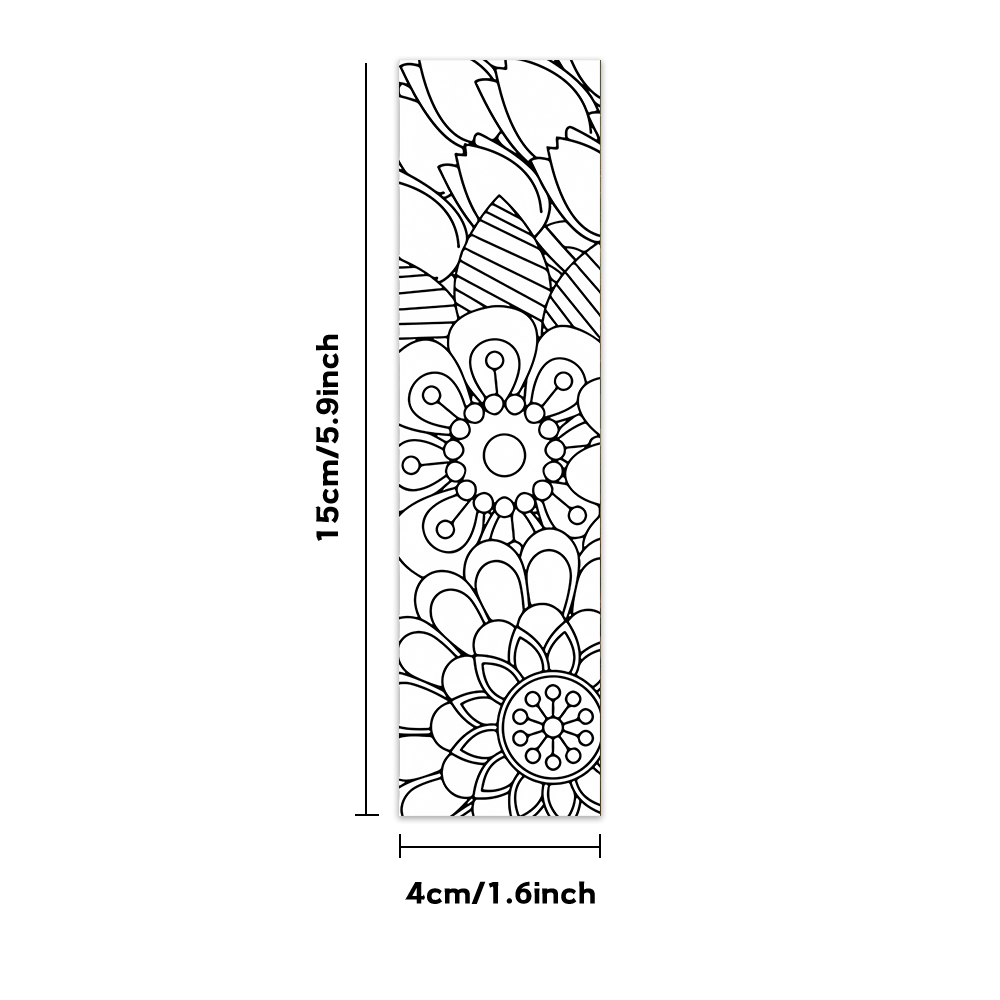 32pcs, Coloring Flower Bookmar - Dried Flower Bookmark 评论和价格