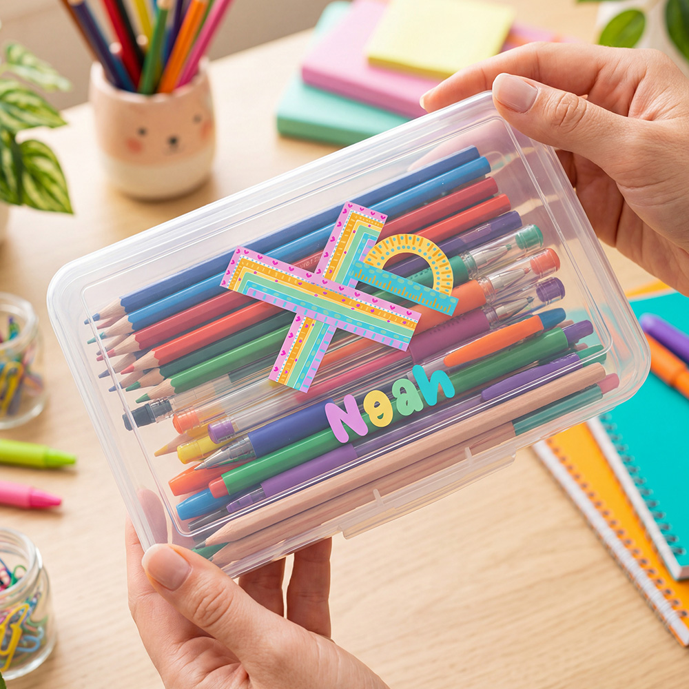 Personalized Pencil Case, Cust - Personalized Name Box 评论和价格