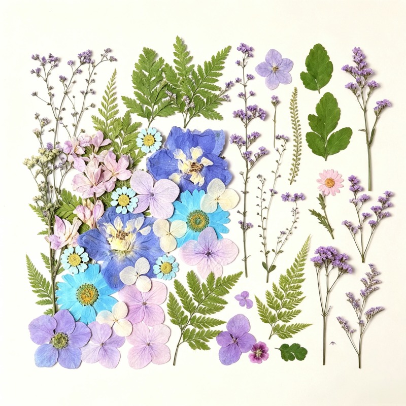 Mixed Pressed Dried Flower Kit - Dried Flower Bookmark 评论和价格